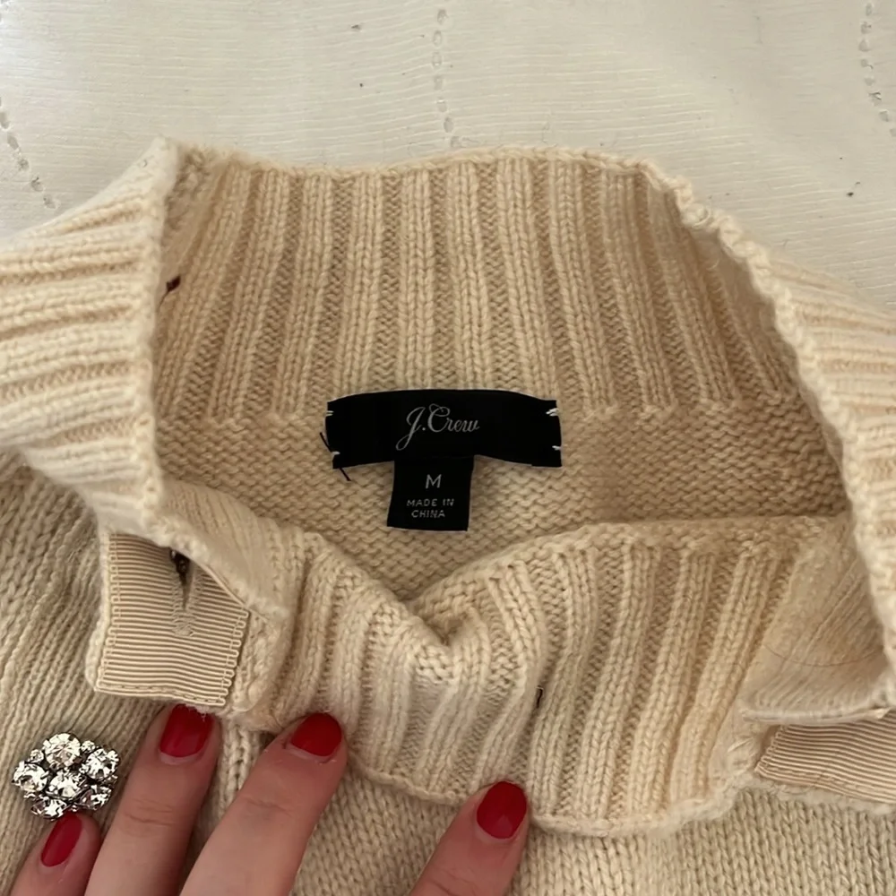 J Crew jeweled sweater - Picture 2 of 3